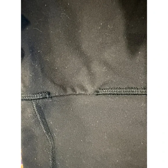 Tna Aritzia Atmosphere High Waisted Biker Shorts Black Women Size Small 7 Inseam - Picture 4 of 9